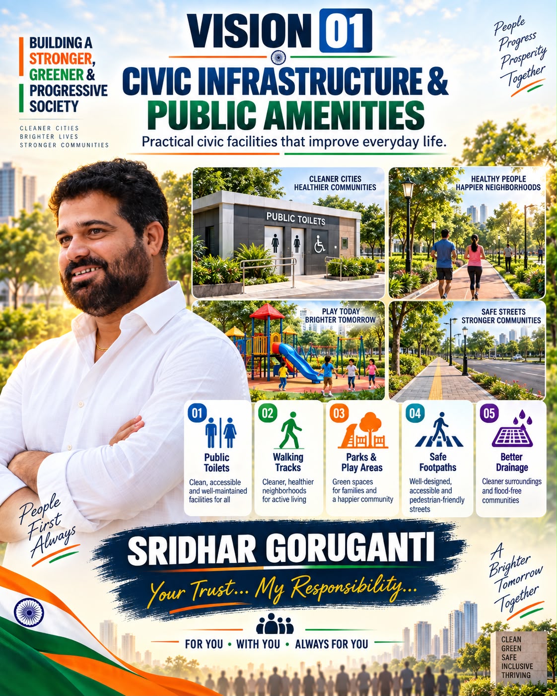 Vision 01 — Civic infrastructure and public amenities