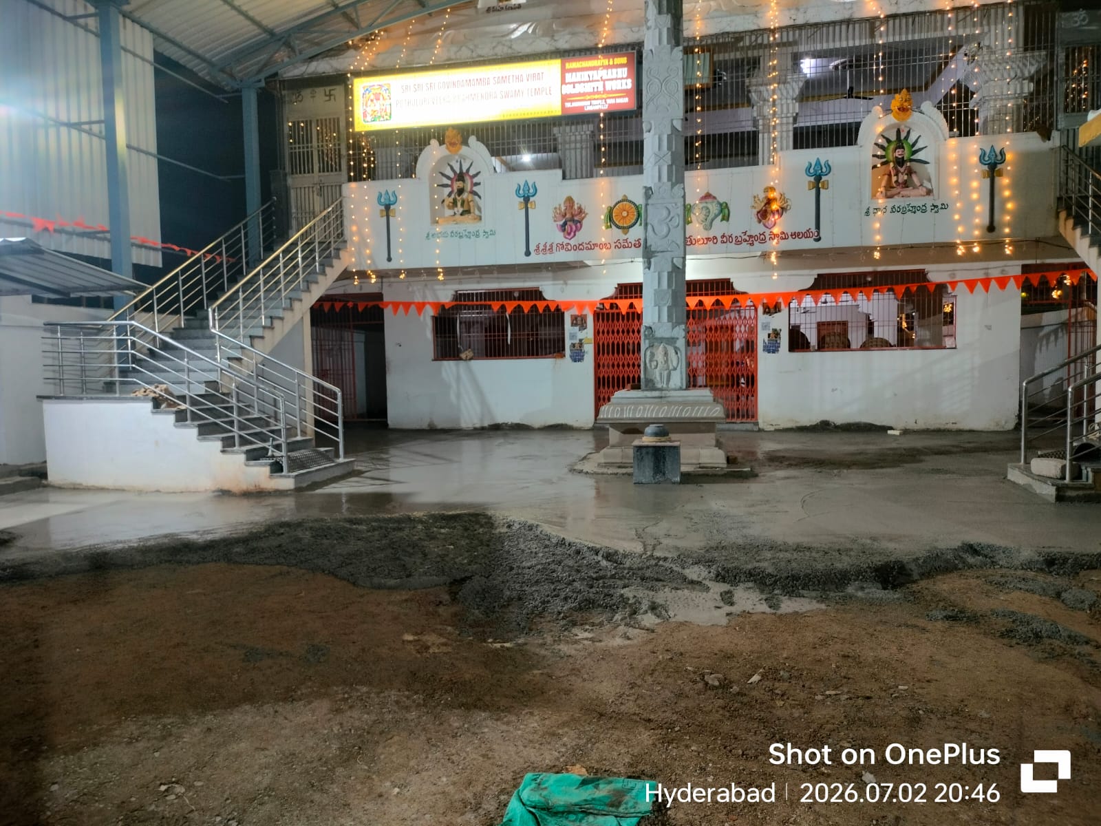 Temple renovation and development support
