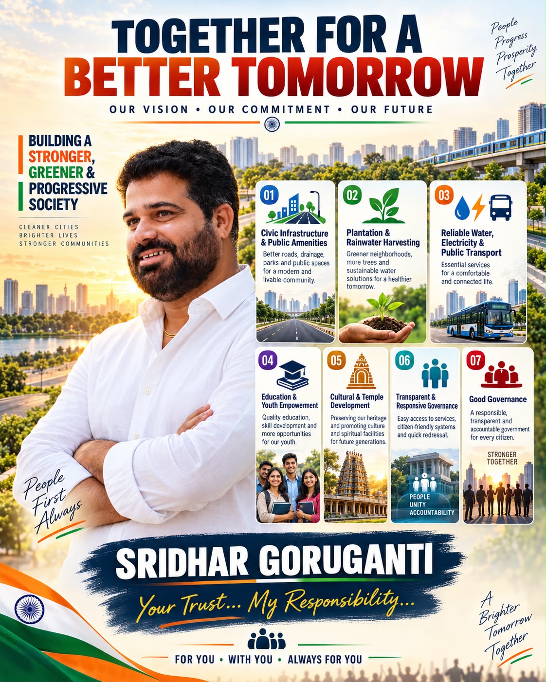 Together for a Better Tomorrow — all seven vision pillars